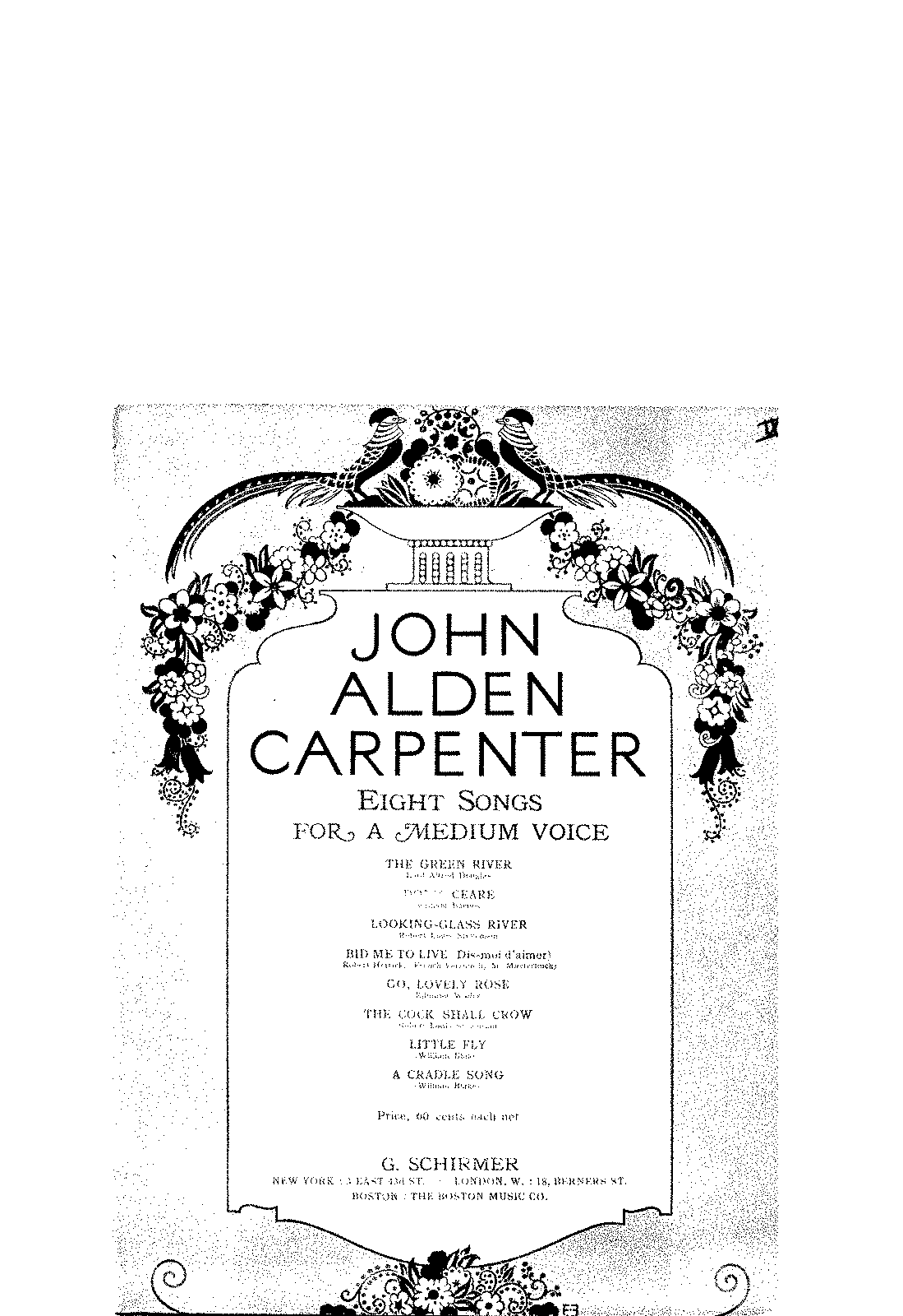 8 Songs (Carpenter, John Alden) - IMSLP