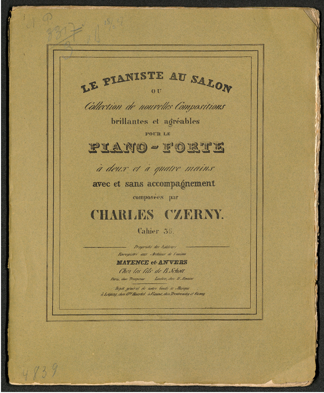 Fantasie & Variations on a Theme from the Opera 'Le Cheval de Bronze' for Piano 4-Hands