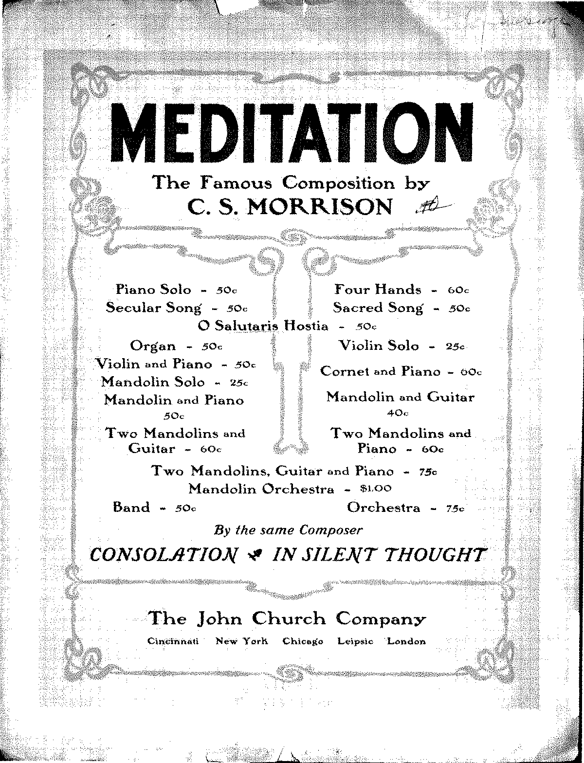 Meditation, Op.90 (Morrison, Charles Summer) - IMSLP