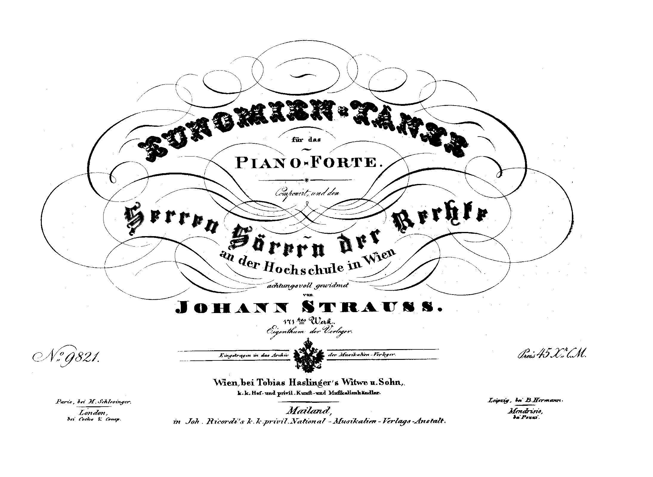 Eunomien-Tänze, Op.171