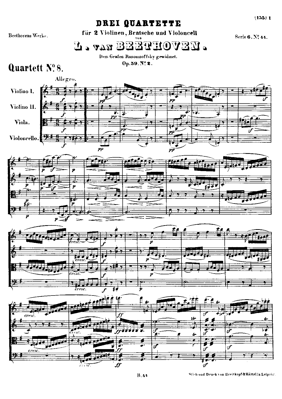 String Quartet No.8