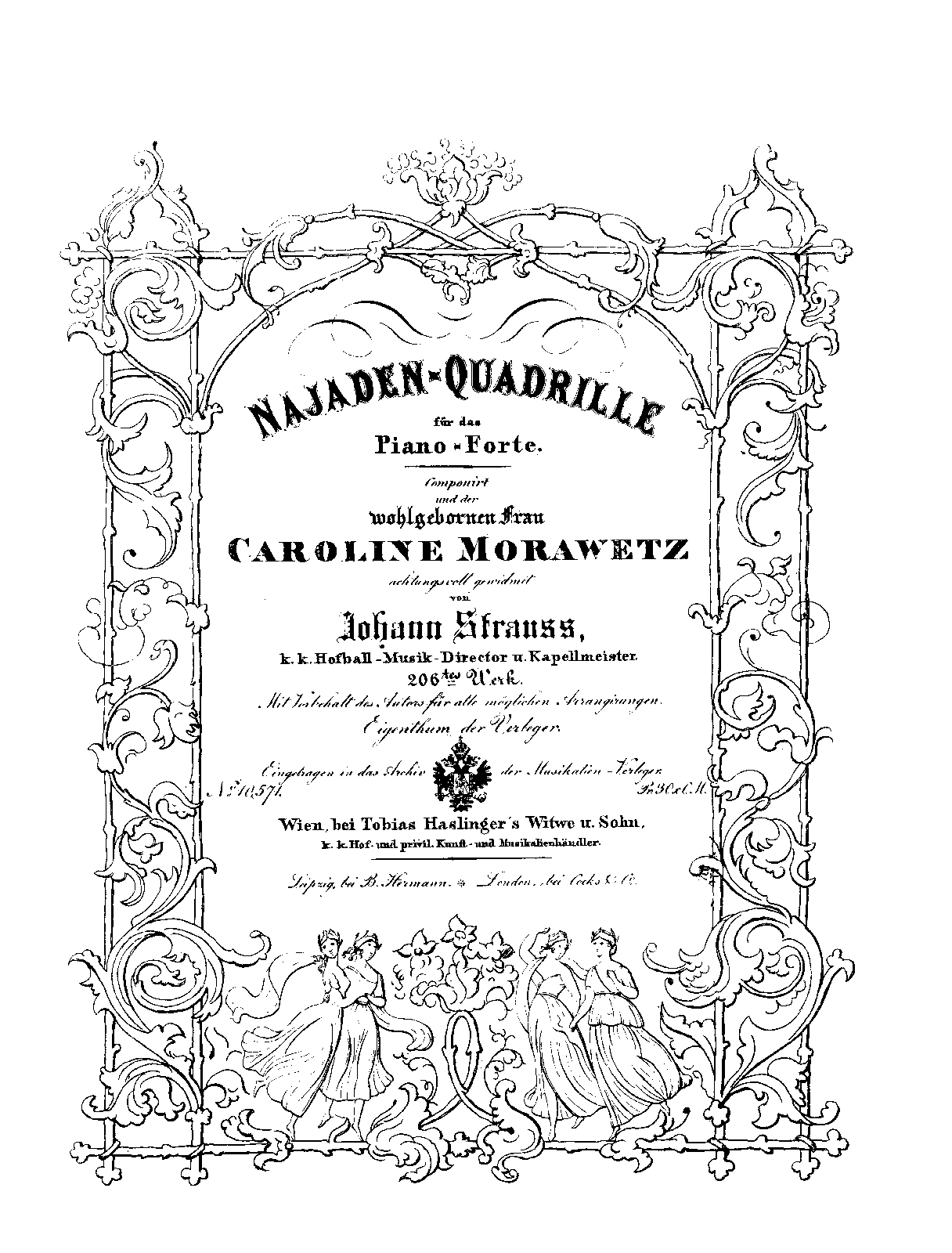 Najaden-Quadrille, Op.206