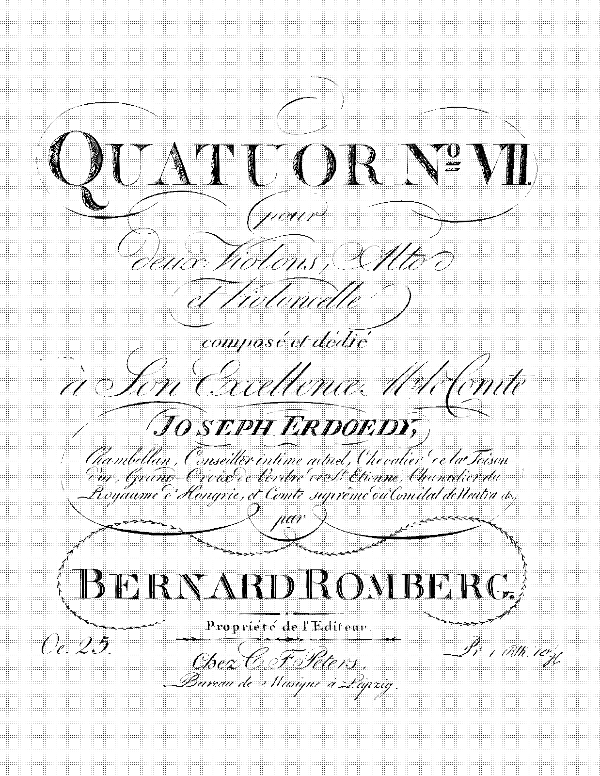 String Quartet No.7, Op.25 No.3 (Romberg, Bernhard) - IMSLP