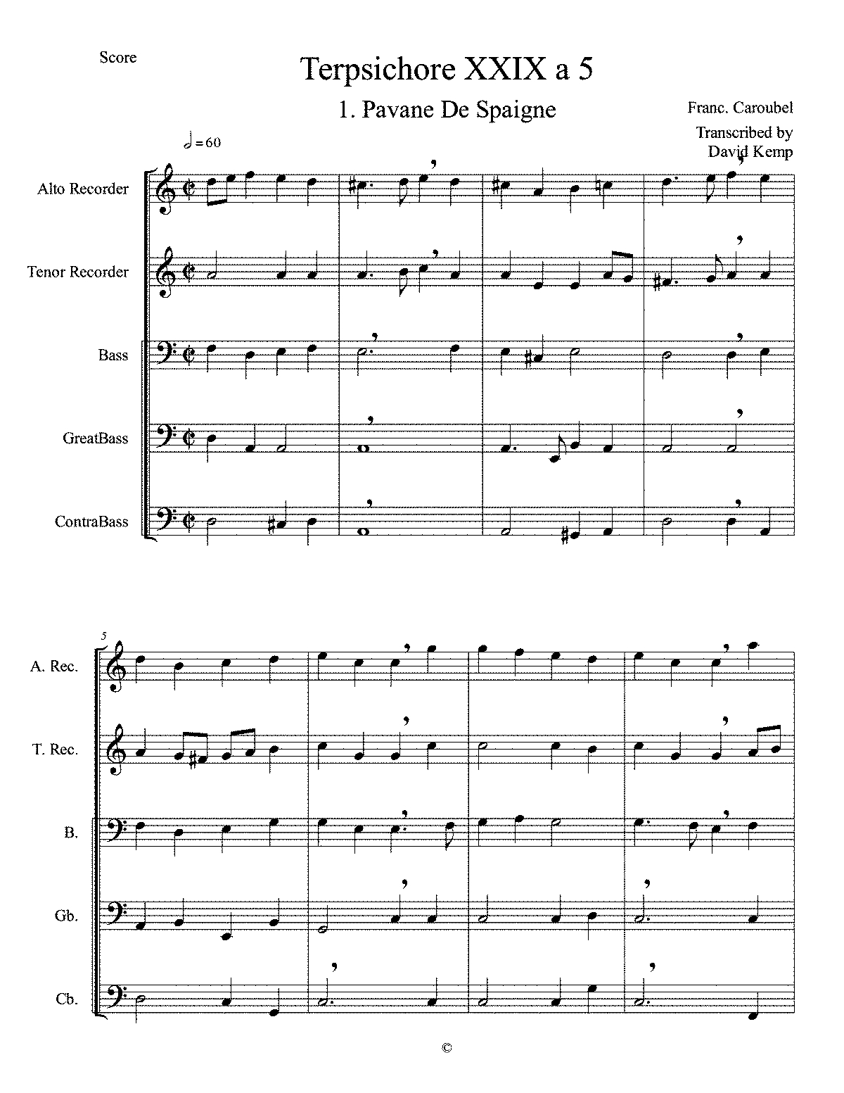 Pavane de Spaigne, TMA 29 (Caroubel, Pierre-Francisque) - IMSLP