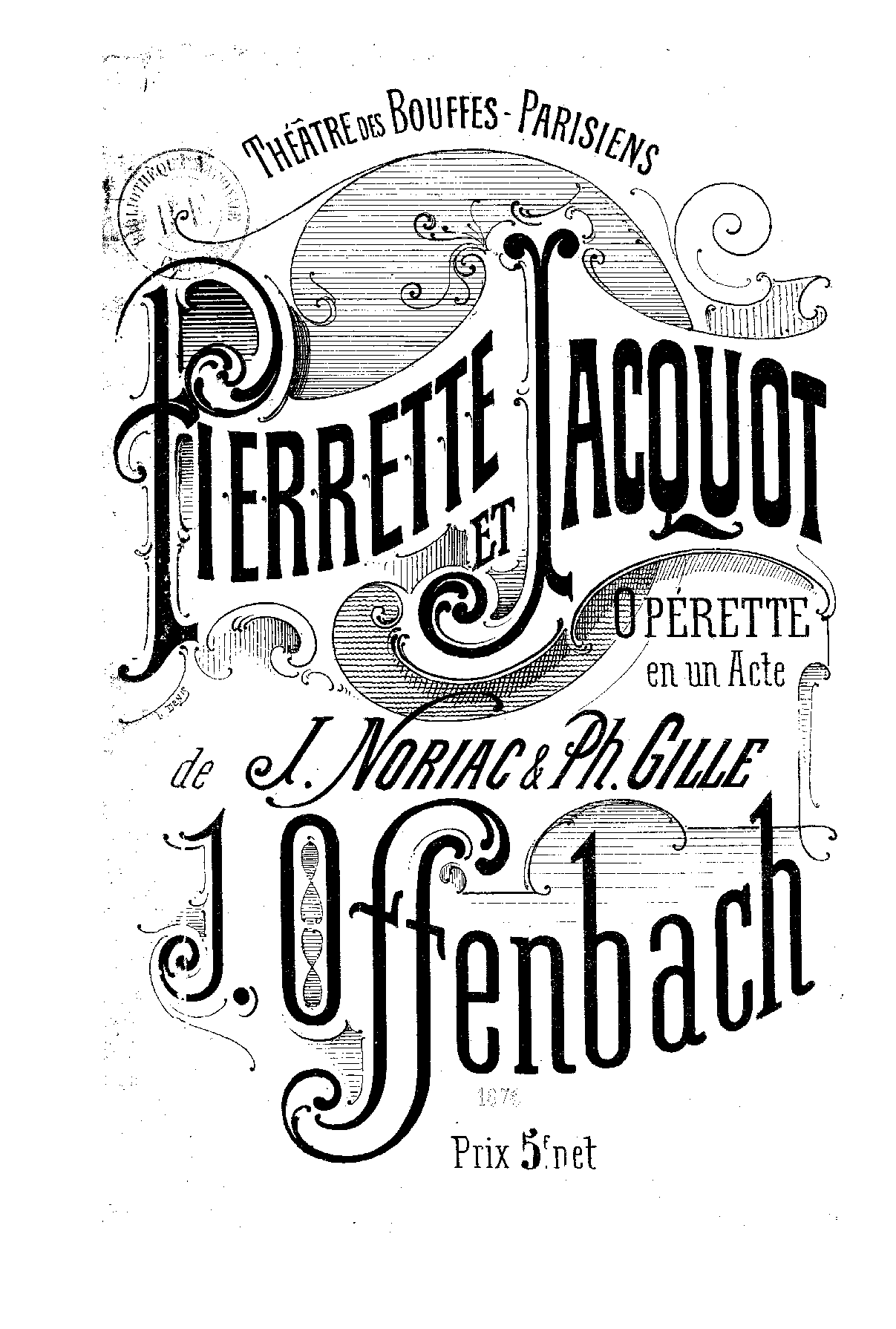 Pierrette et Jacquot (Offenbach, Jacques) IMSLP