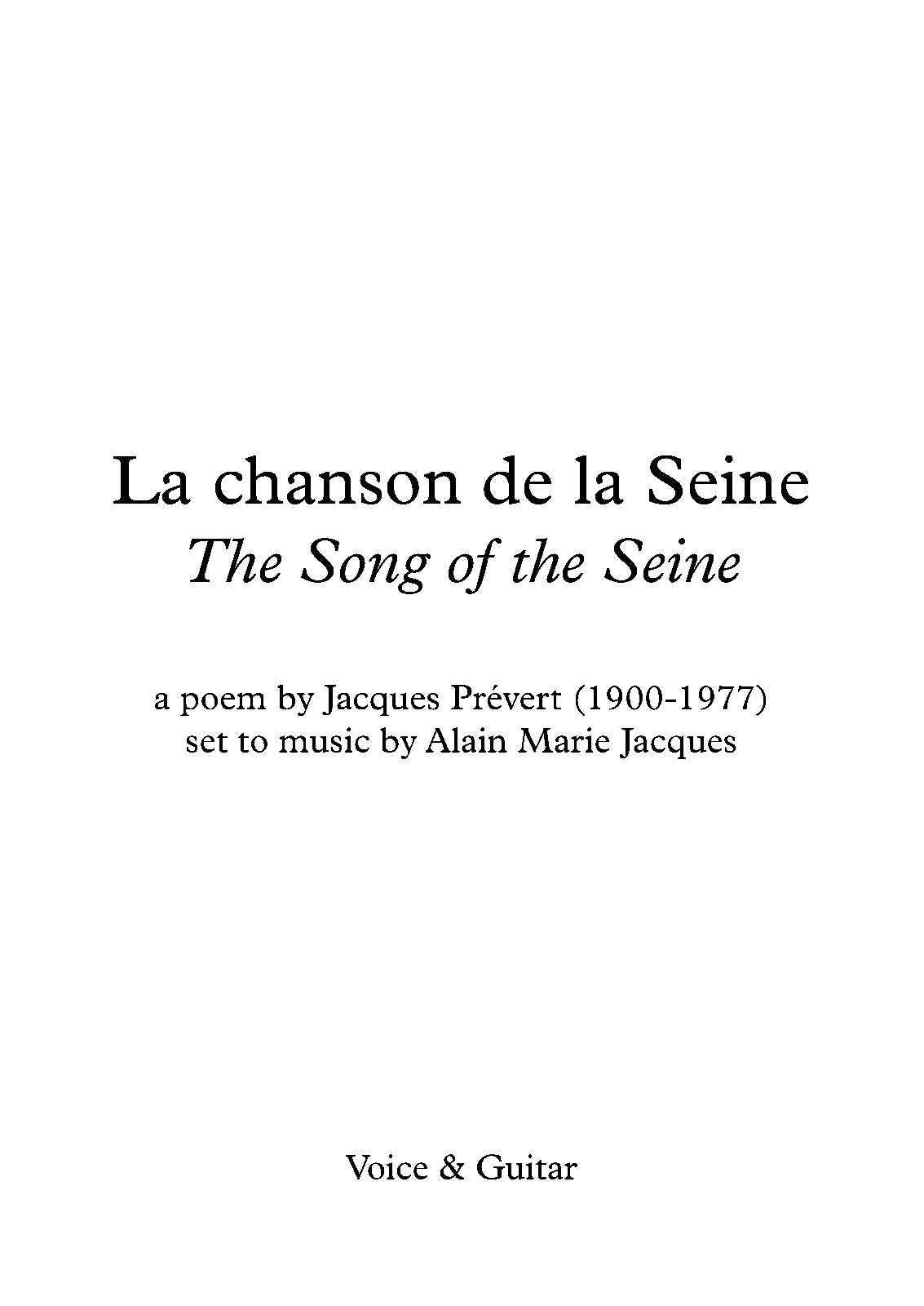 La chanson de la Seine (Jacques, Alain M.) IMSLP