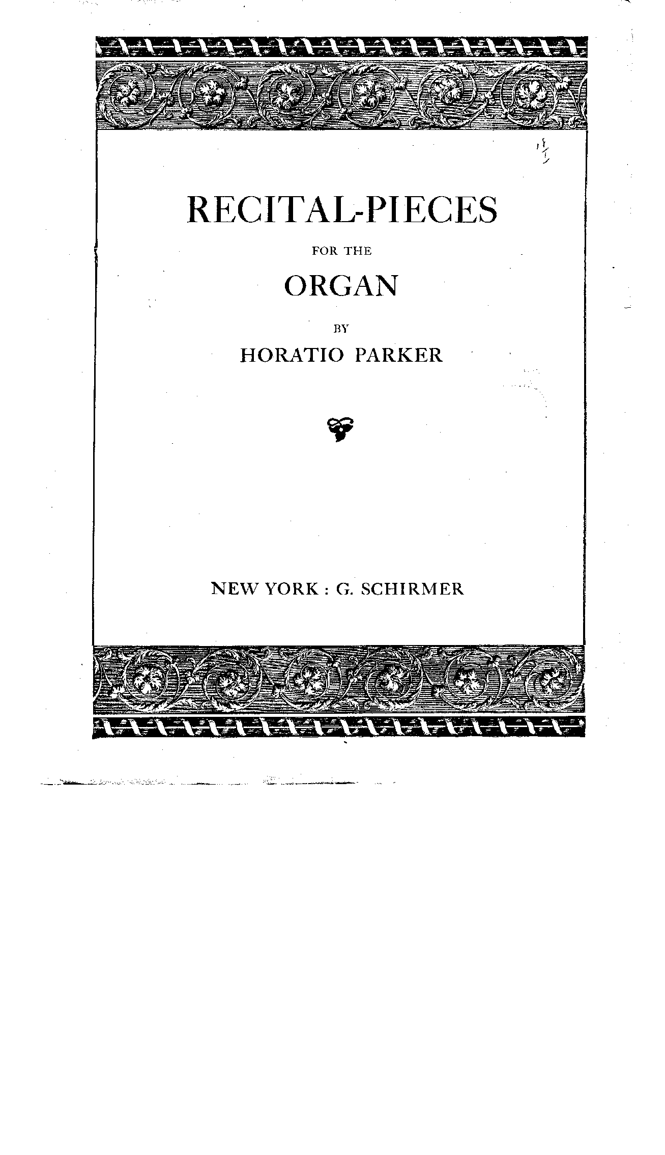 Recital Pieces (Parker, Horatio) IMSLP