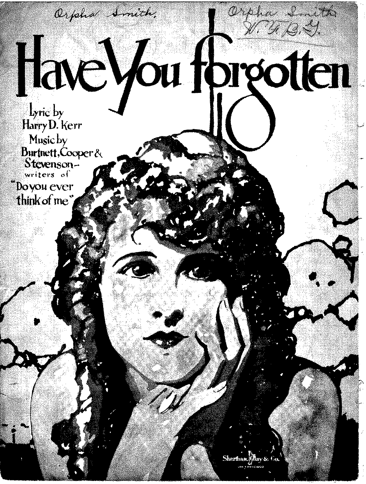 Have You Forgotten? (Burtnett, Earl) - IMSLP