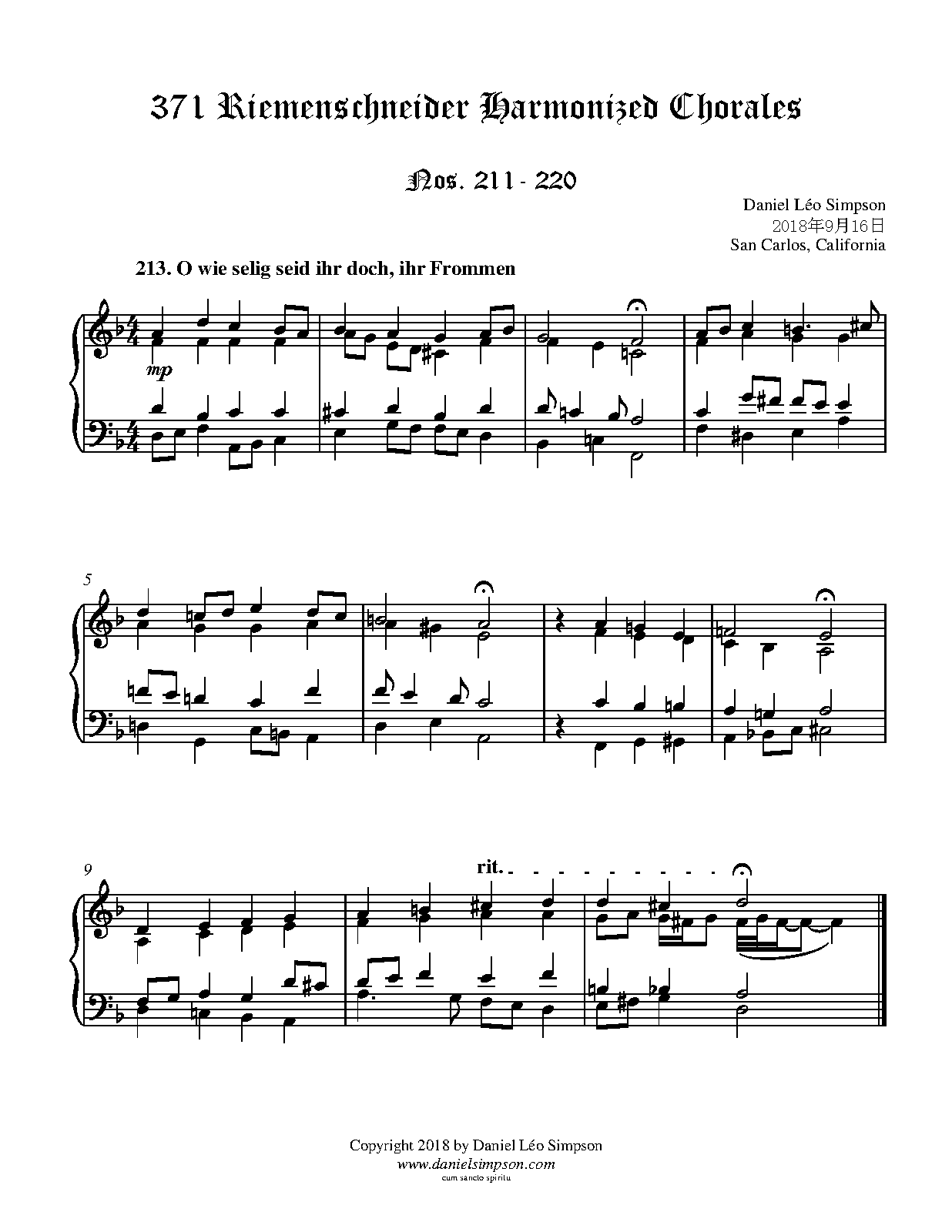 File:PMLP875632-213 O wie selig seid ihr doch, ihr Frommen-091518 - Full Score.pdf