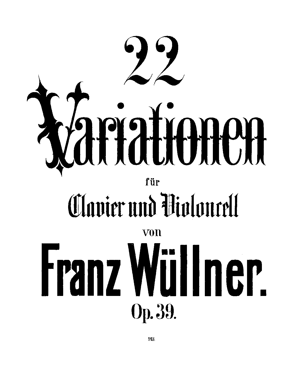 22 Variationen über ein Thema von Franz Schubert