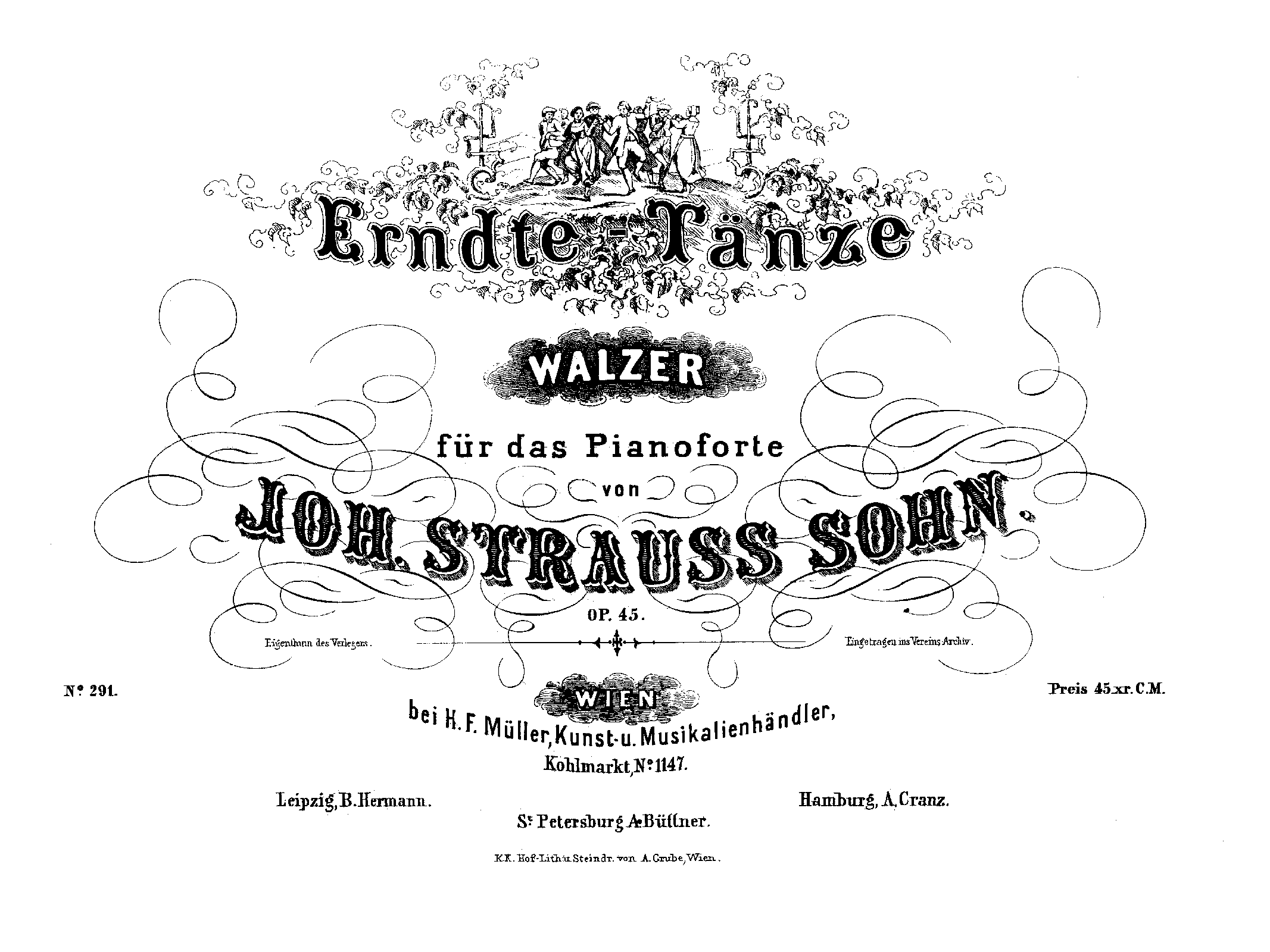 Ernte-Tänze Walzer, Op.45
