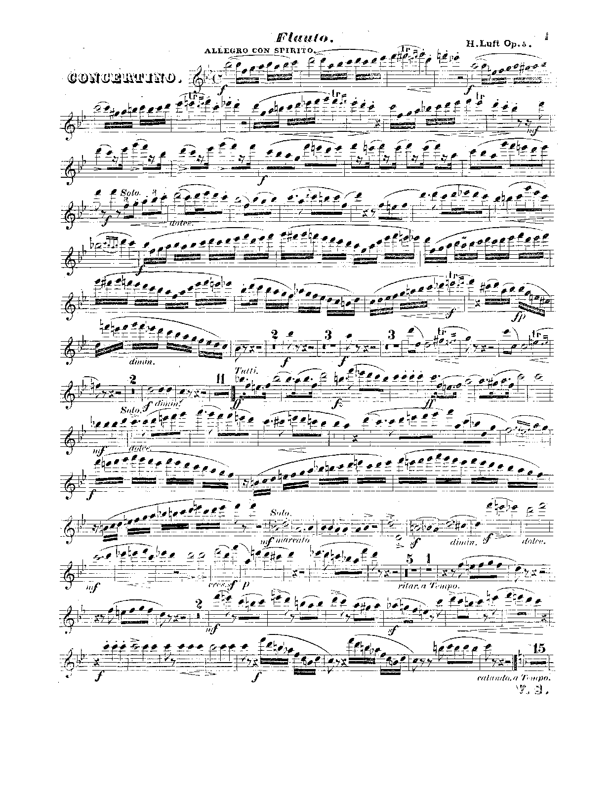 Oboe Concerto No.1 in Bflat major, Op.5 (Luft, Johann Heinrich) IMSLP