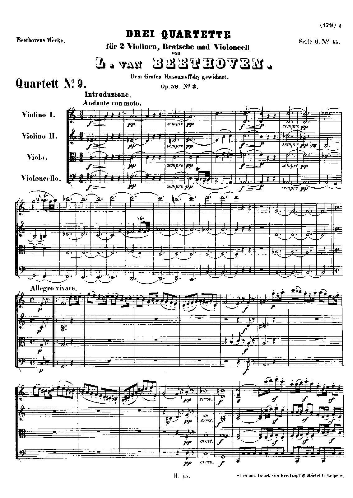 String Quartet No.9, Op.59/3