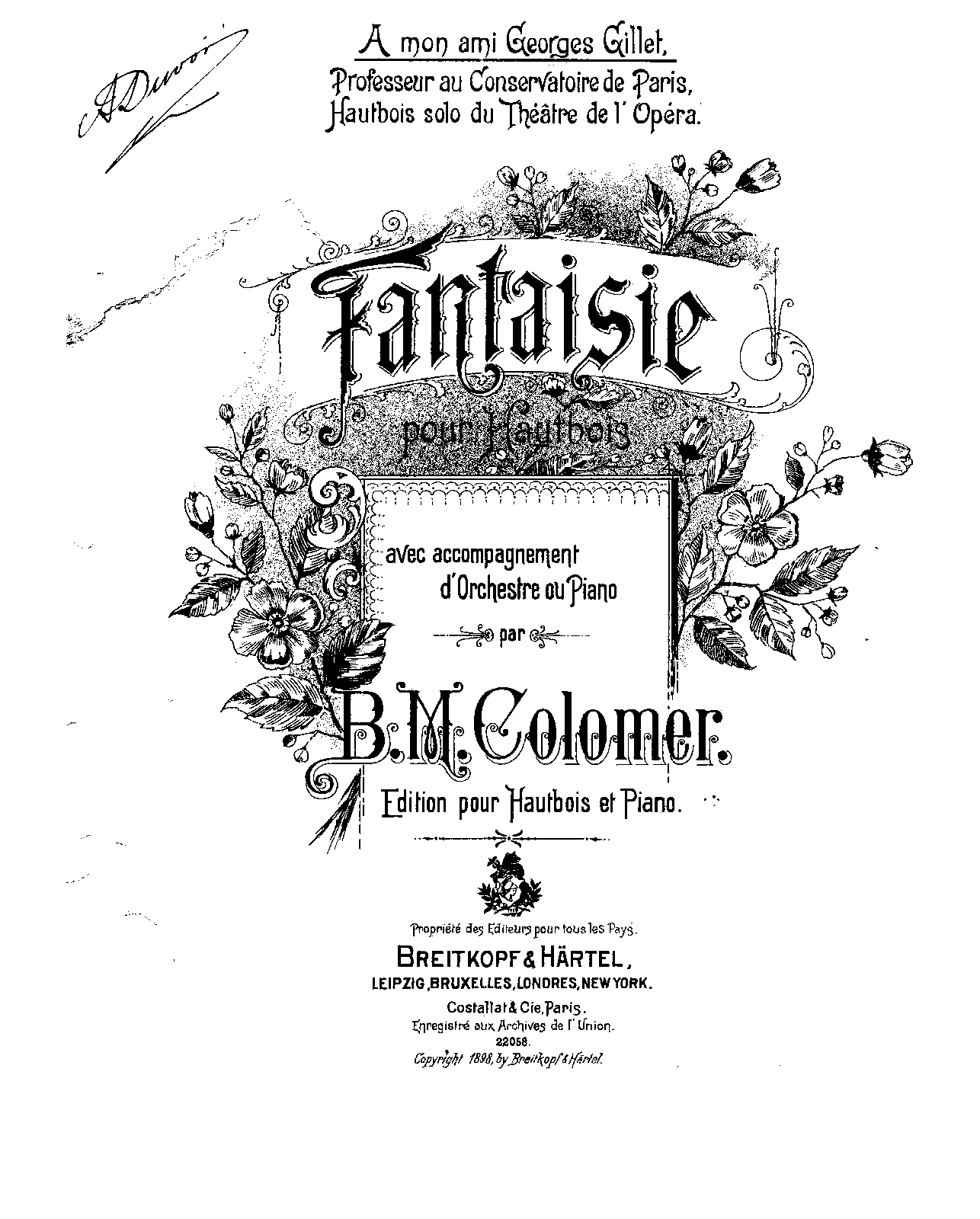 Fantaisie pour hautbois (Colomer, Blas María de) IMSLP
