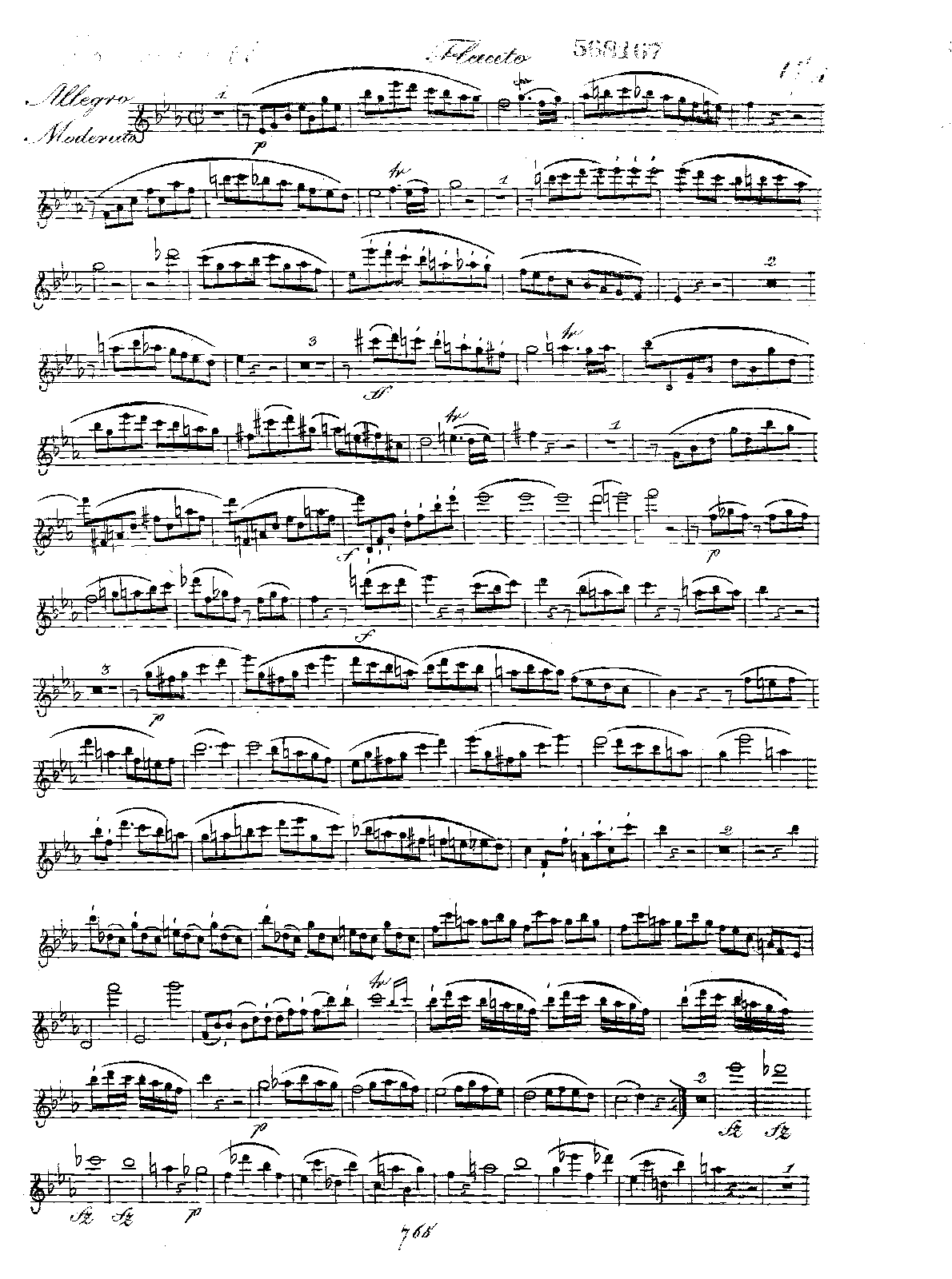 Flute Quintet, Op.66 (Krommer, Franz) IMSLP Free Sheet Music PDF