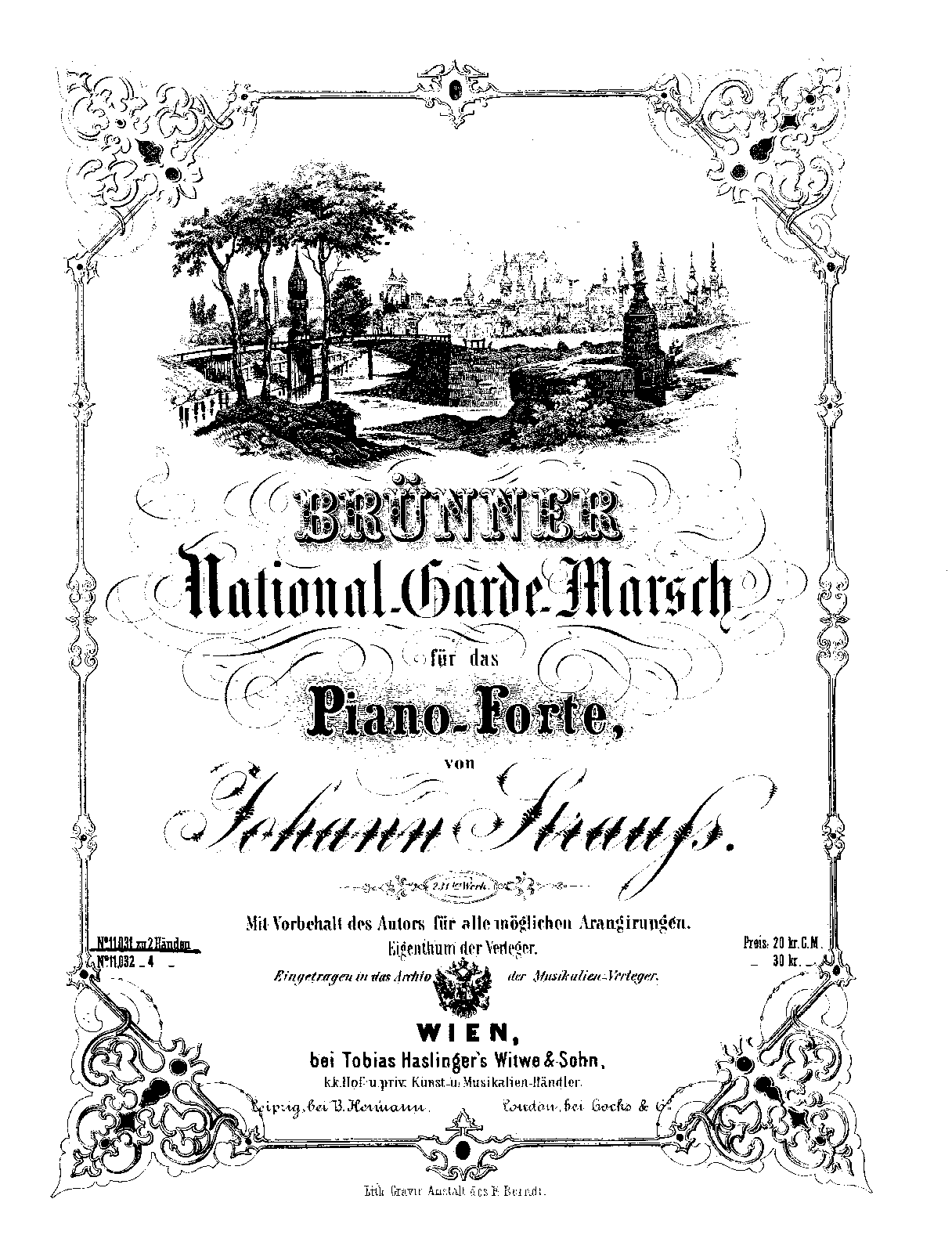 Brünner National-Garde-Marsch, Op.231