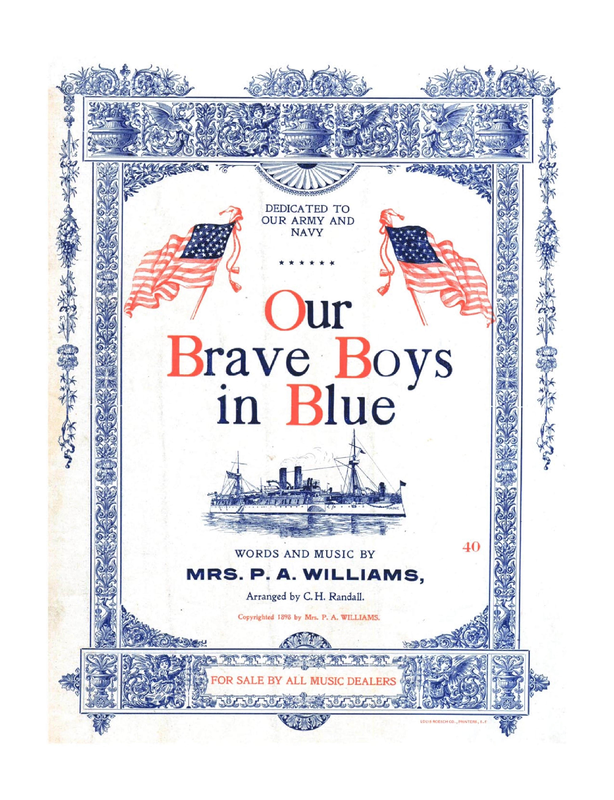 Our Brave Boys in Blue (Williams, P. A.) IMSLP