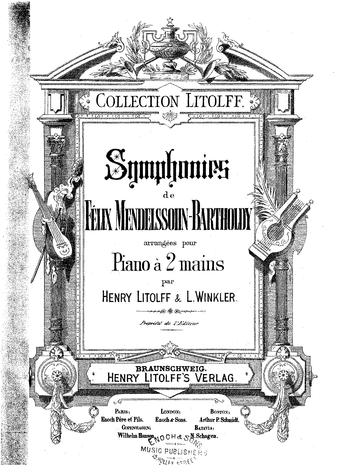 Symphony No.1, Op.11 (Mendelssohn, Felix) - IMSLP: Free Sheet Music PDF ...