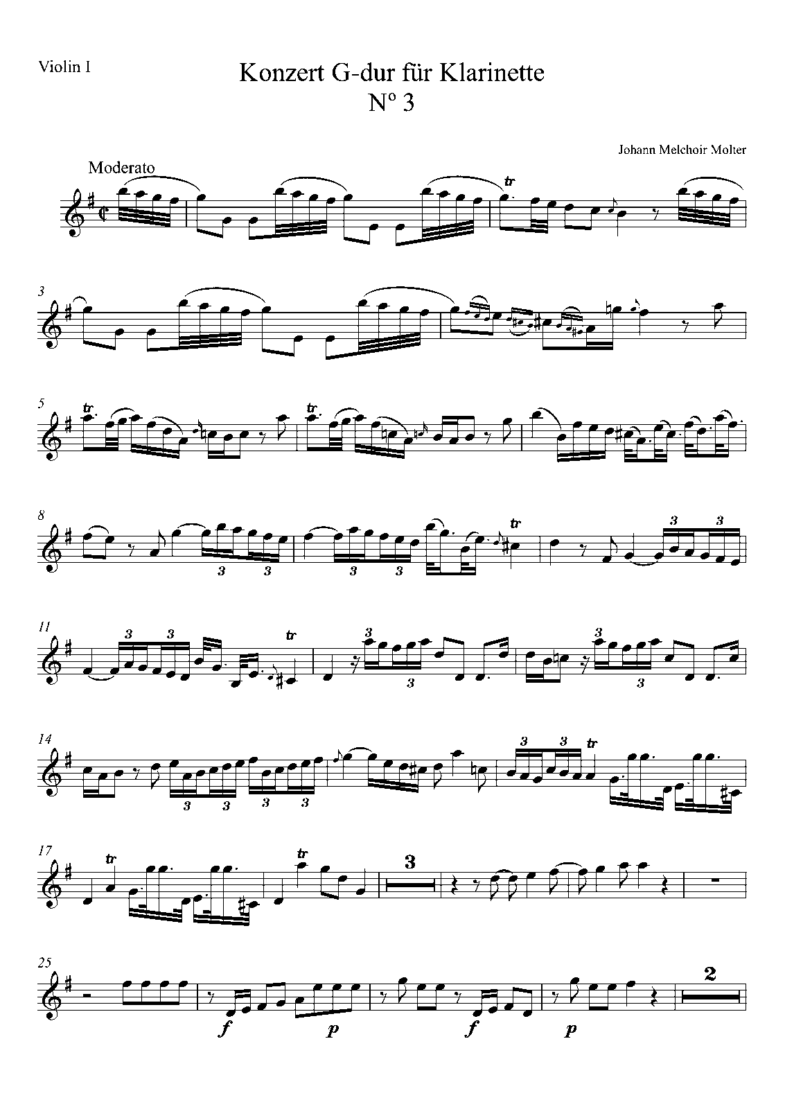 Concerto in G major, MWV 6.40 (Molter, Johann Melchior