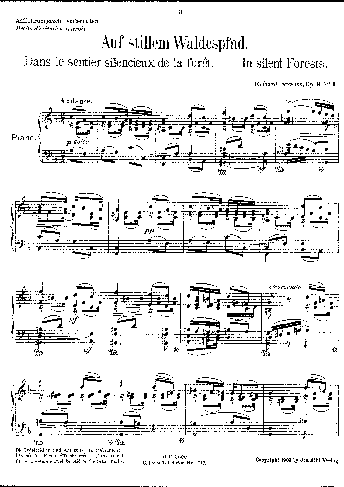 Stimmungsbilder, Op.9 (Strauss, Richard) - IMSLP: Free Sheet Music PDF ...