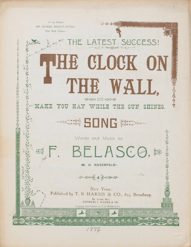 The Clock on the Wall (Rosenfeld, Monroe H.) IMSLP