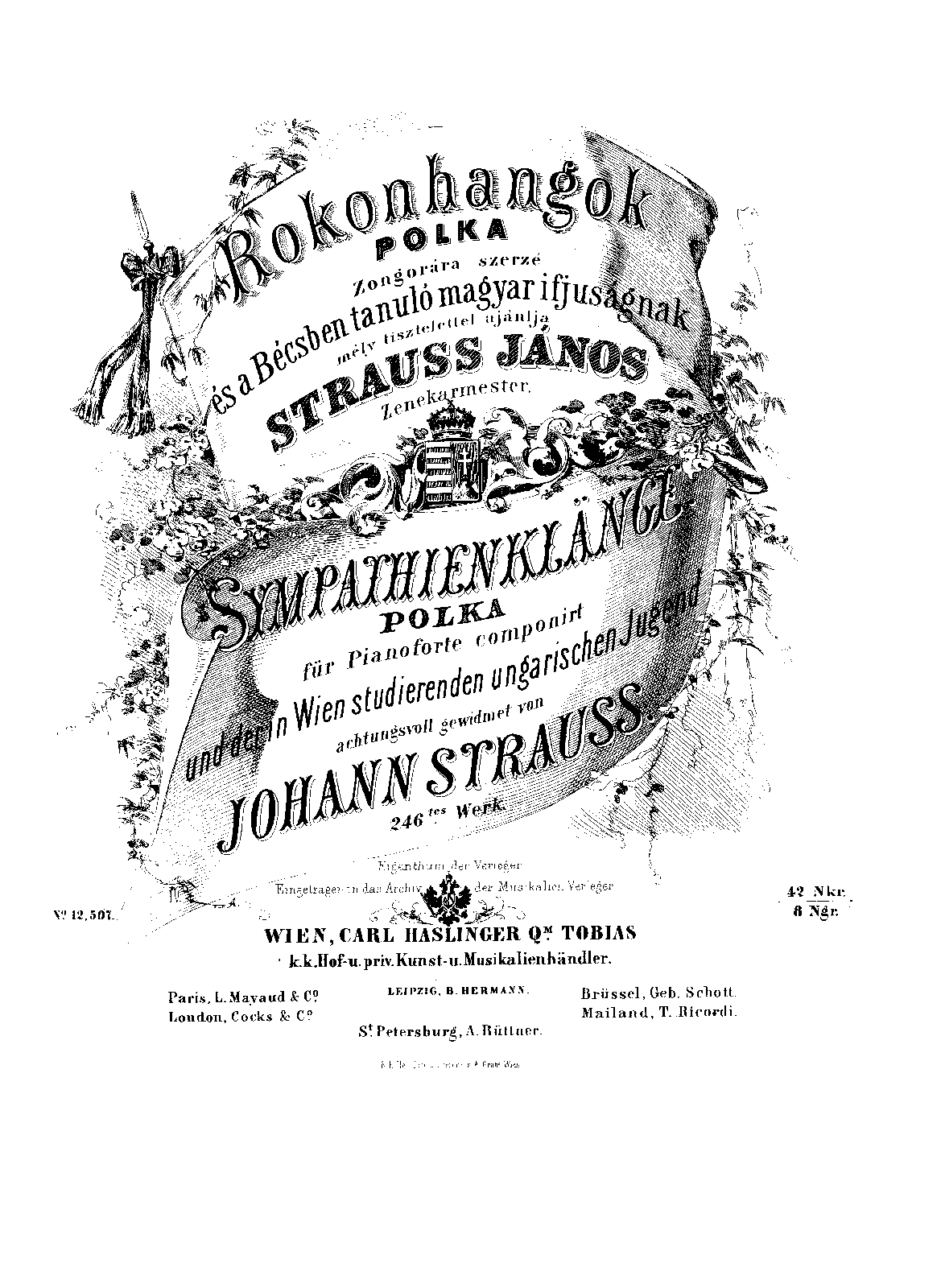 Sympathieklänge, Op.246