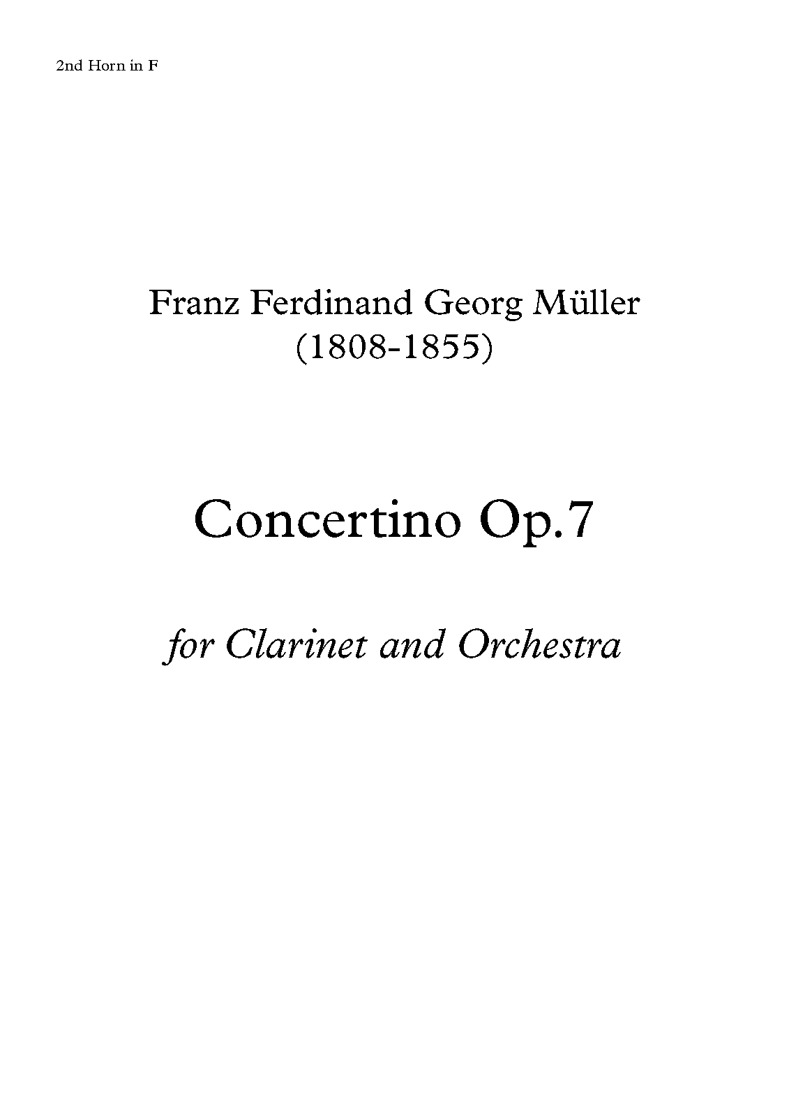 File:PMLP1013326-Georg Müller - Clarinet Concertino Op.7 - 2nd Horn in F (transposed).pdf
