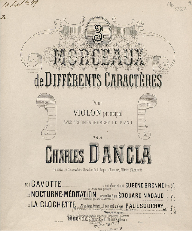 3 Morceaux de différents caractères