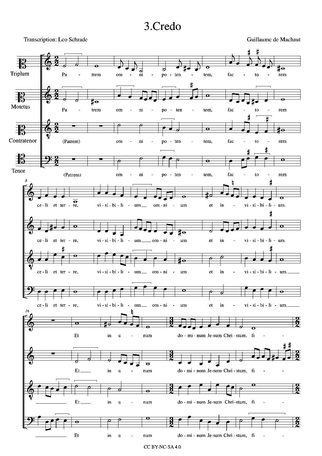Messe De Nostre Dame Guillaume De Machaut Messe de Nostre Dame (Machaut, Guillaume de) - IMSLP: Free Sheet Music