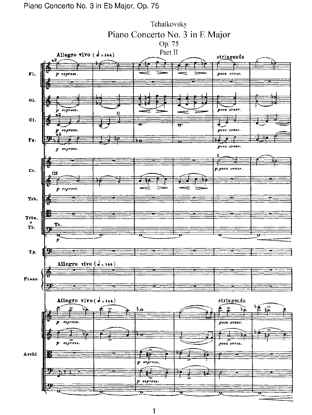 File:Tchaikovsky - Piano Concerto No. 3 in Eb Major, Op. 75-2.pdf