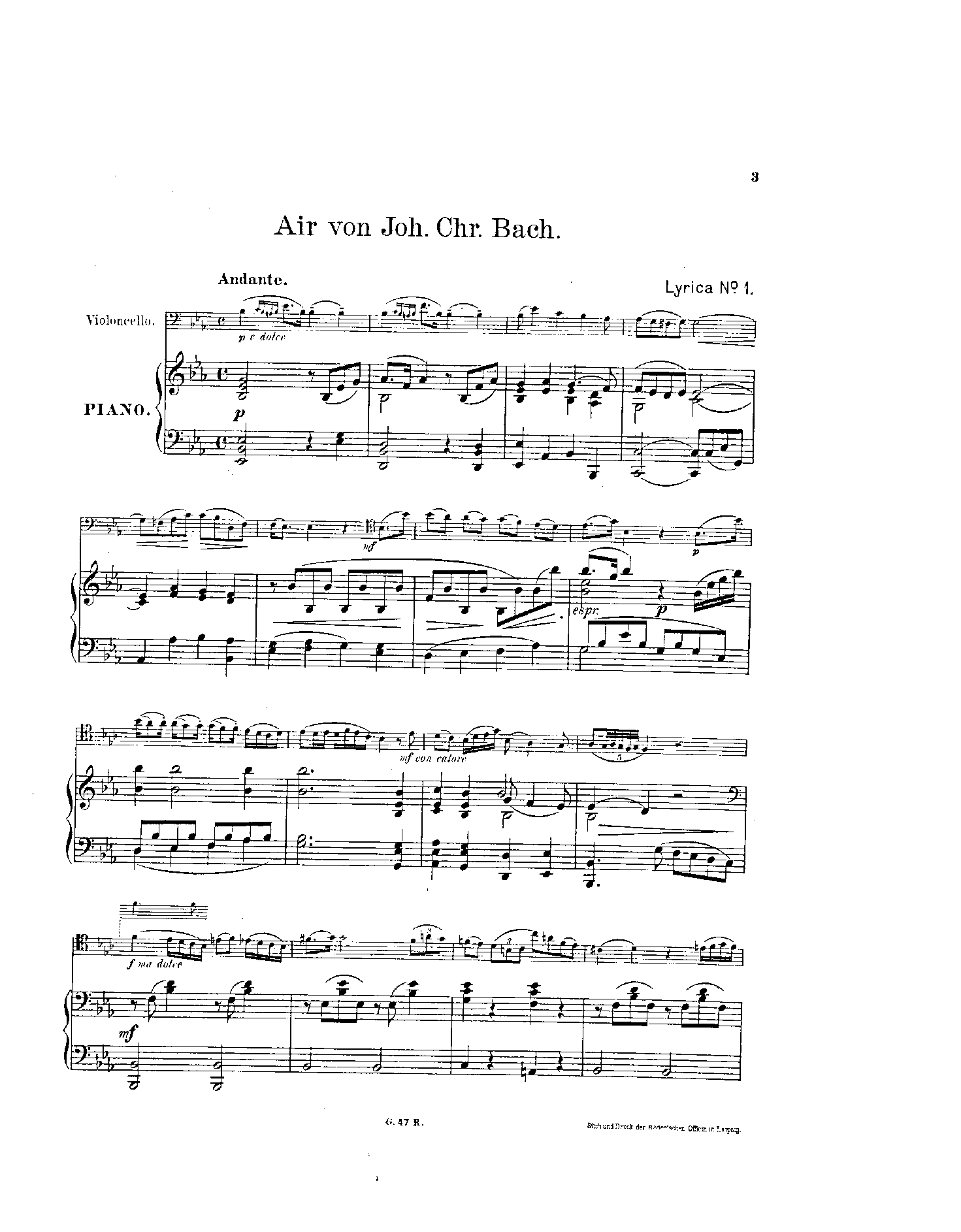 Air in E-flat major