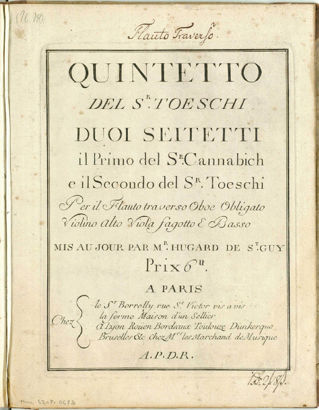 Quintet and Sextet in F major (Toeschi, Carl Joseph) IMSLP