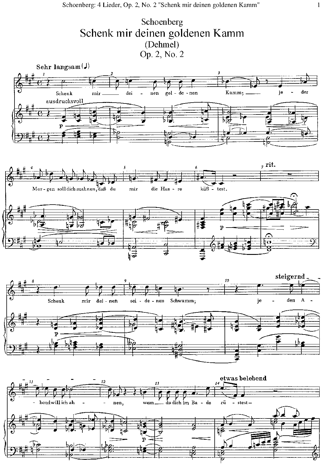 File:PMLP12584-Schoenberg--4 Lieder Op 2 - 2 Schenk mir deinen goldenen Kamm.pdf