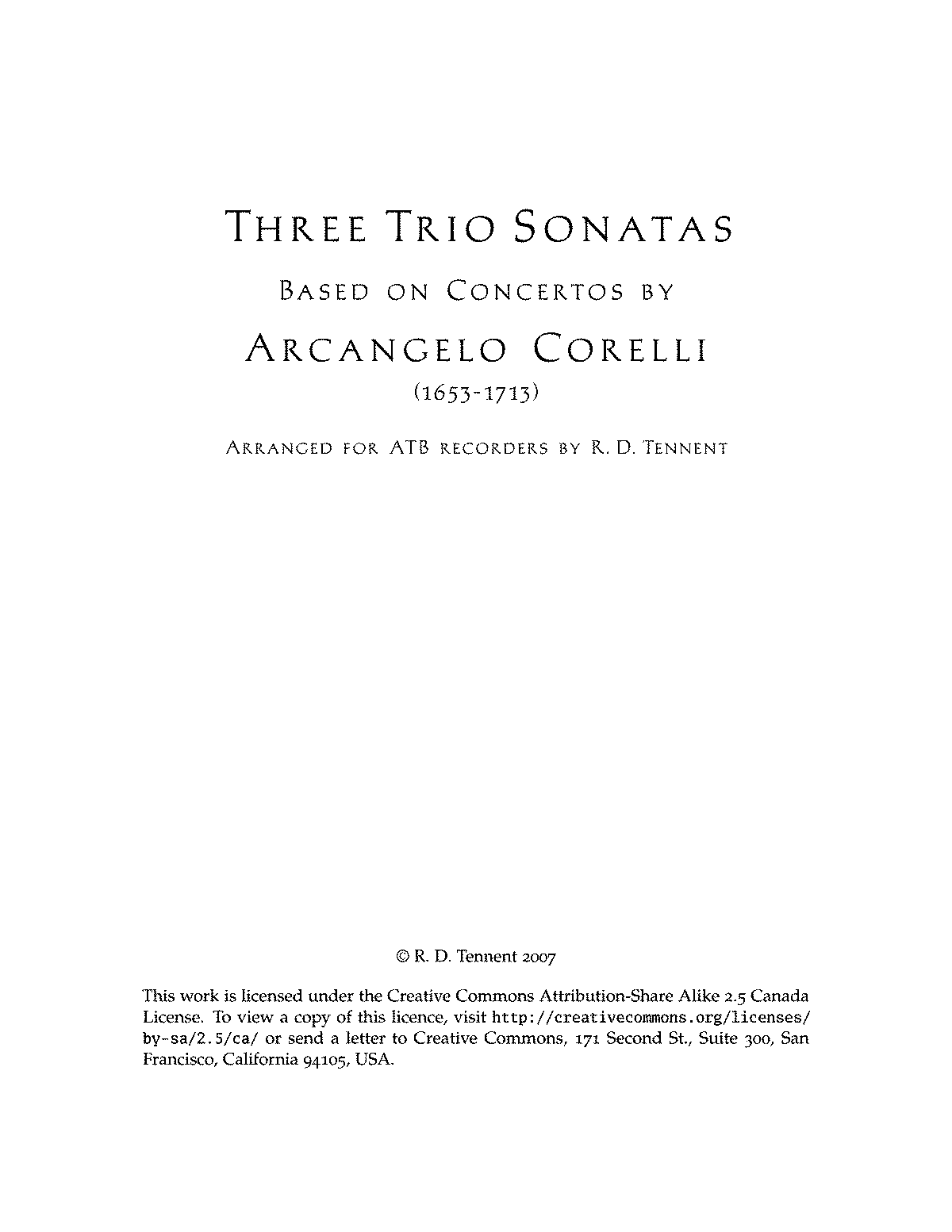 12 Concerti Grossi, Op.6 (Corelli, Arcangelo) - IMSLP: Free Sheet Music ...