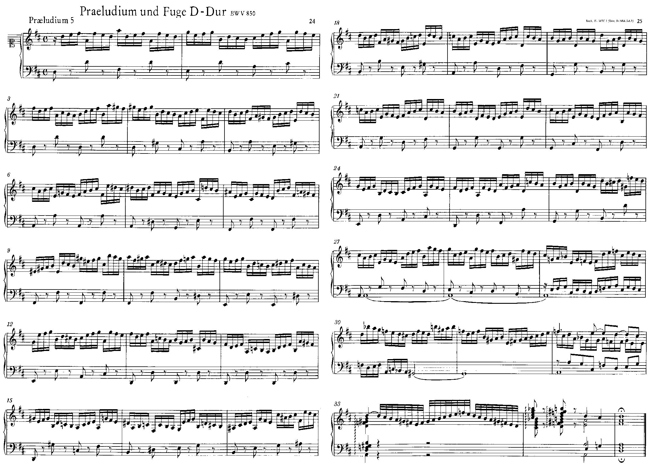 File:PMLP5948-Bach - WTC 1, Prelude and Fugue 5 in D major, BWV 850 (Du-rr, Br NBA 5-6.1), miniature.pdf