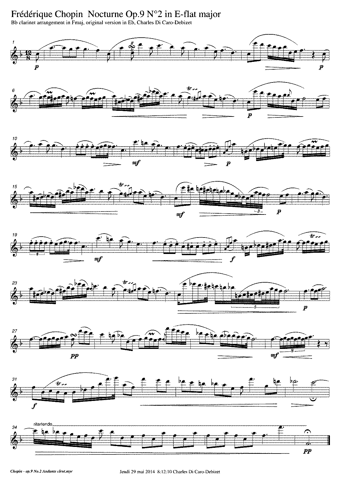 Nocturnes, Op.9 (Chopin, Frédéric) - IMSLP: Free Sheet Music PDF Download