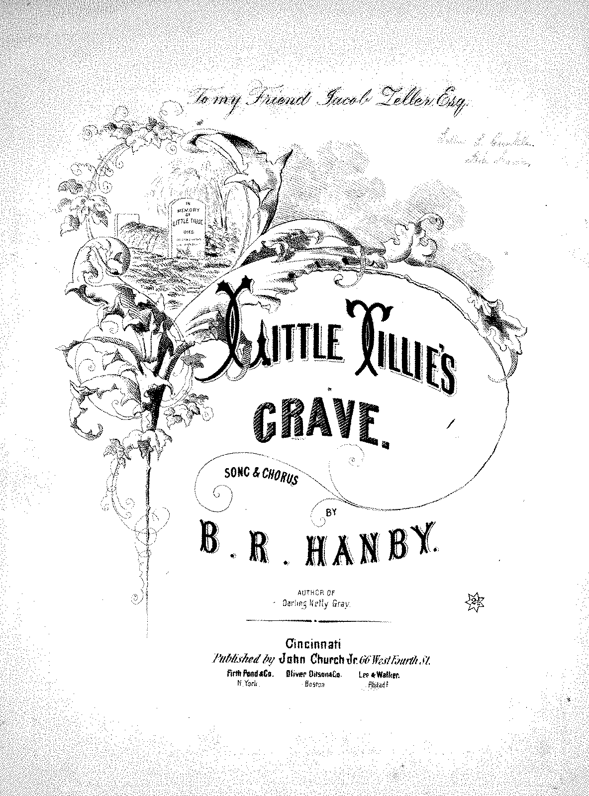 Little Tillie's Grave (Hanby, Benjamin Russel) - IMSLP