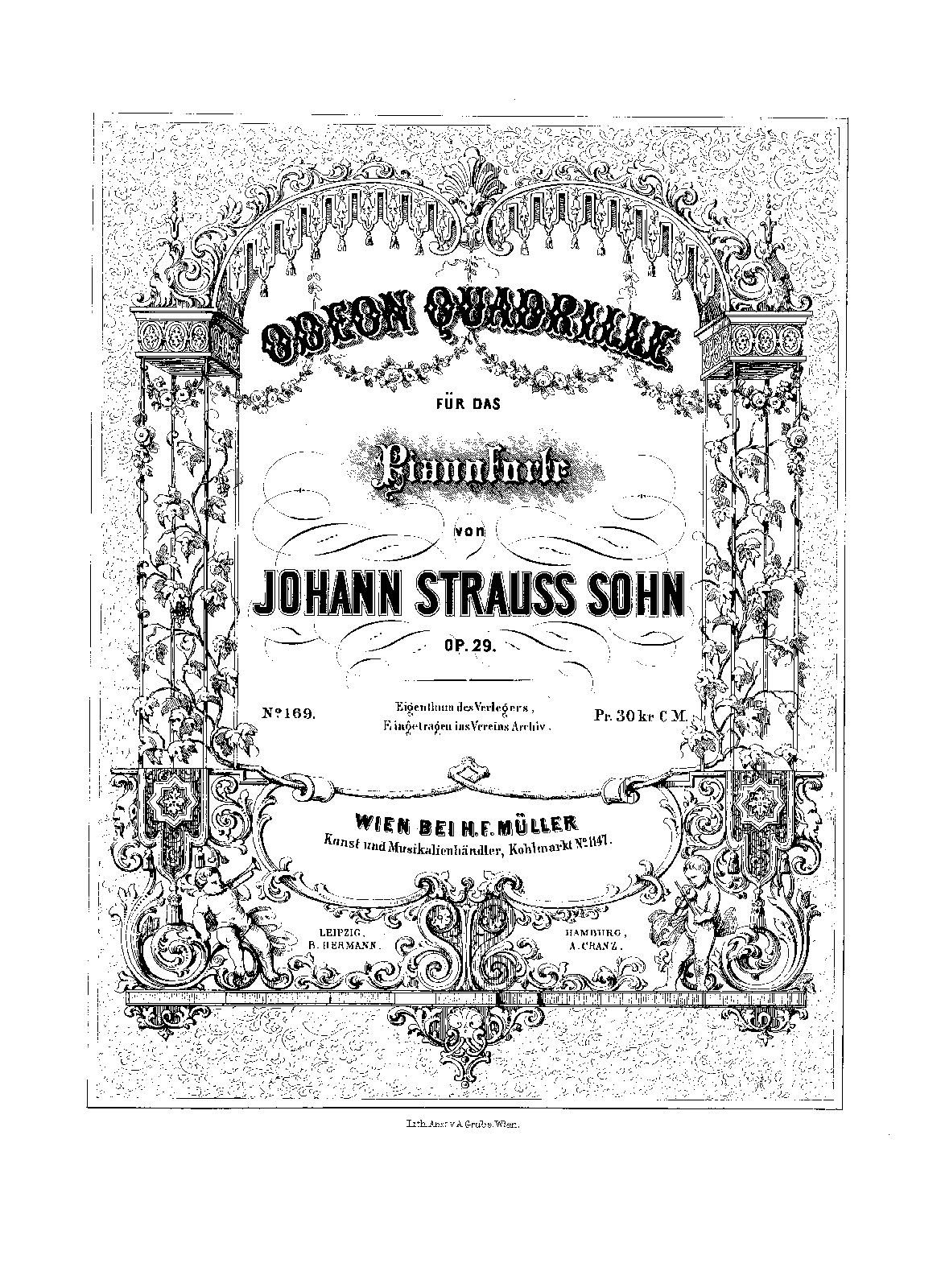 Odeon-Quadrille, Op.29