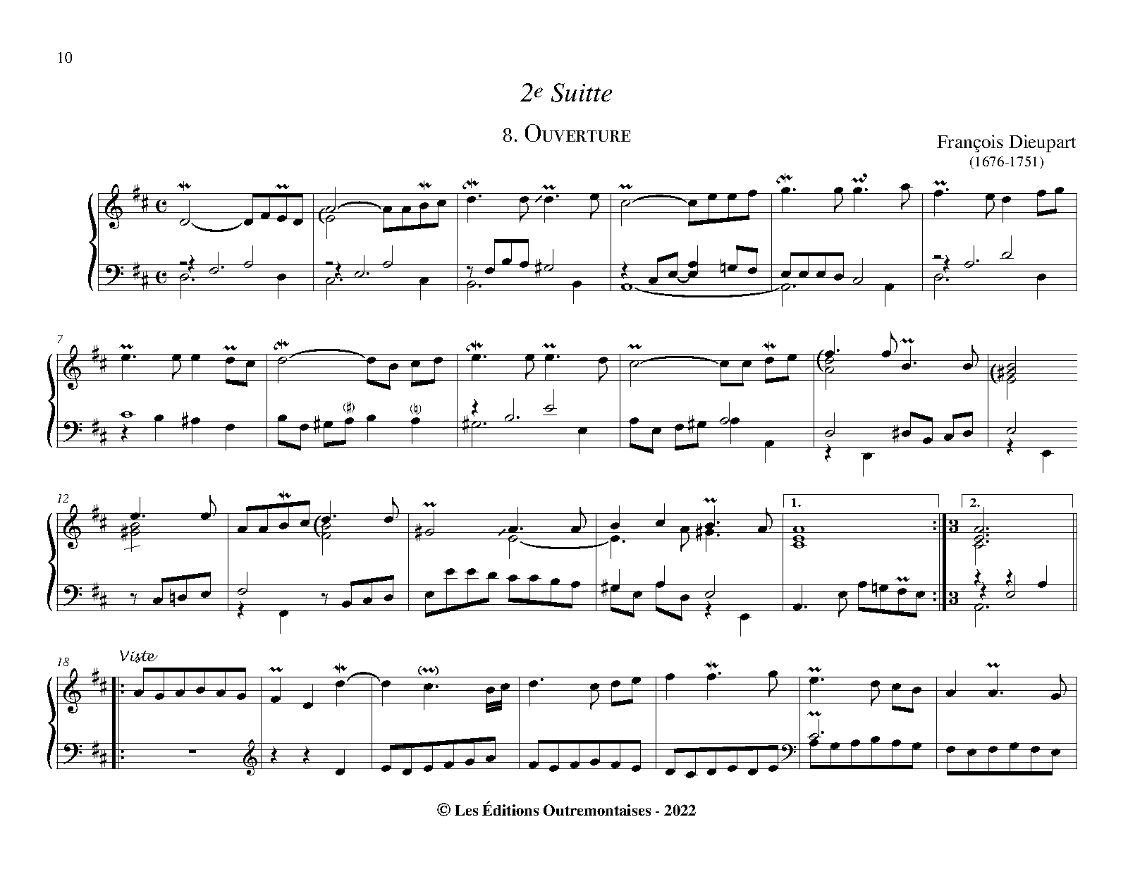 Suite No.2 In D Major (Dieupart, Charles) - IMSLP