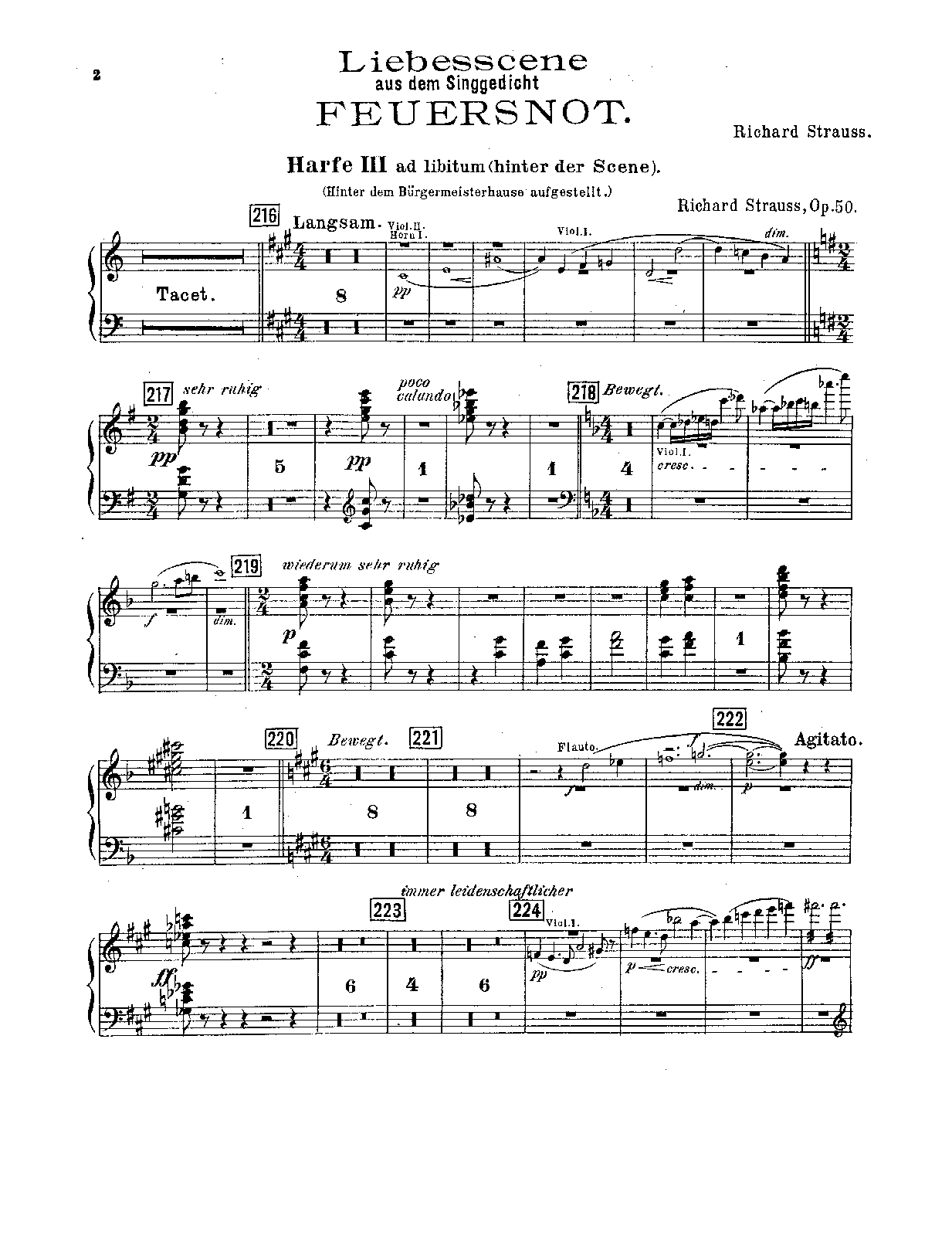 File:PMLP52415-Strauss Feuersnot Love Scene, Op.50 - Harp 3 (Offstage).pdf