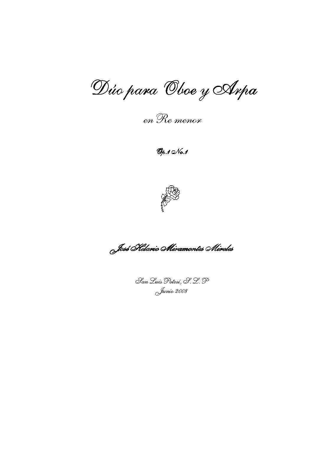 Dúo para Oboe y Arpa (Miramontes, José Hilario) IMSLP