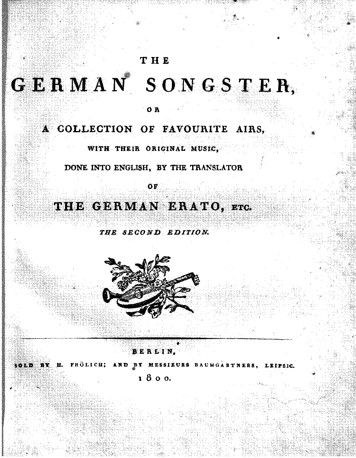 The German Songster Beresford Benjamin Imslp