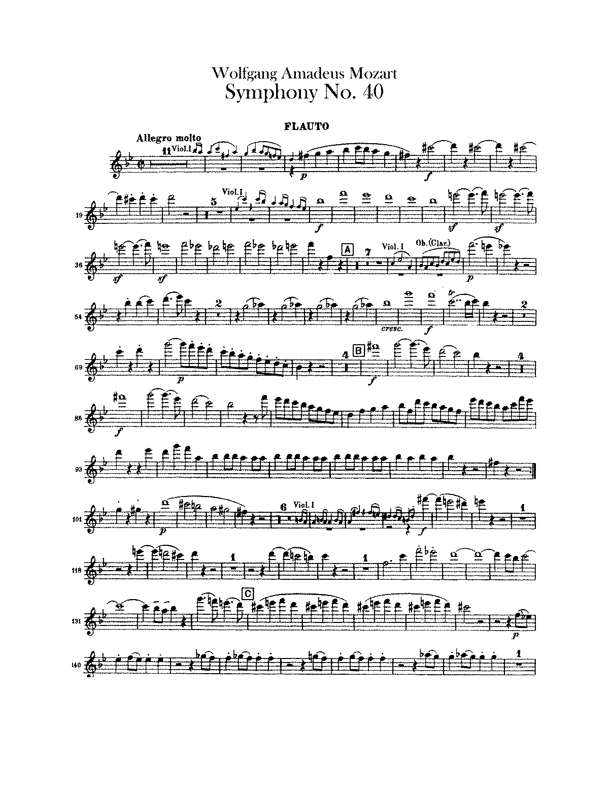 Симфония 40 соль минор 1 часть. Симфония номер 40 Моцарт Ноты. Mozart Symphony no. 40 Ноты. Моцарт симфония 40 Ноты для скрипки. Симфония n40 Моцарт Ноты.