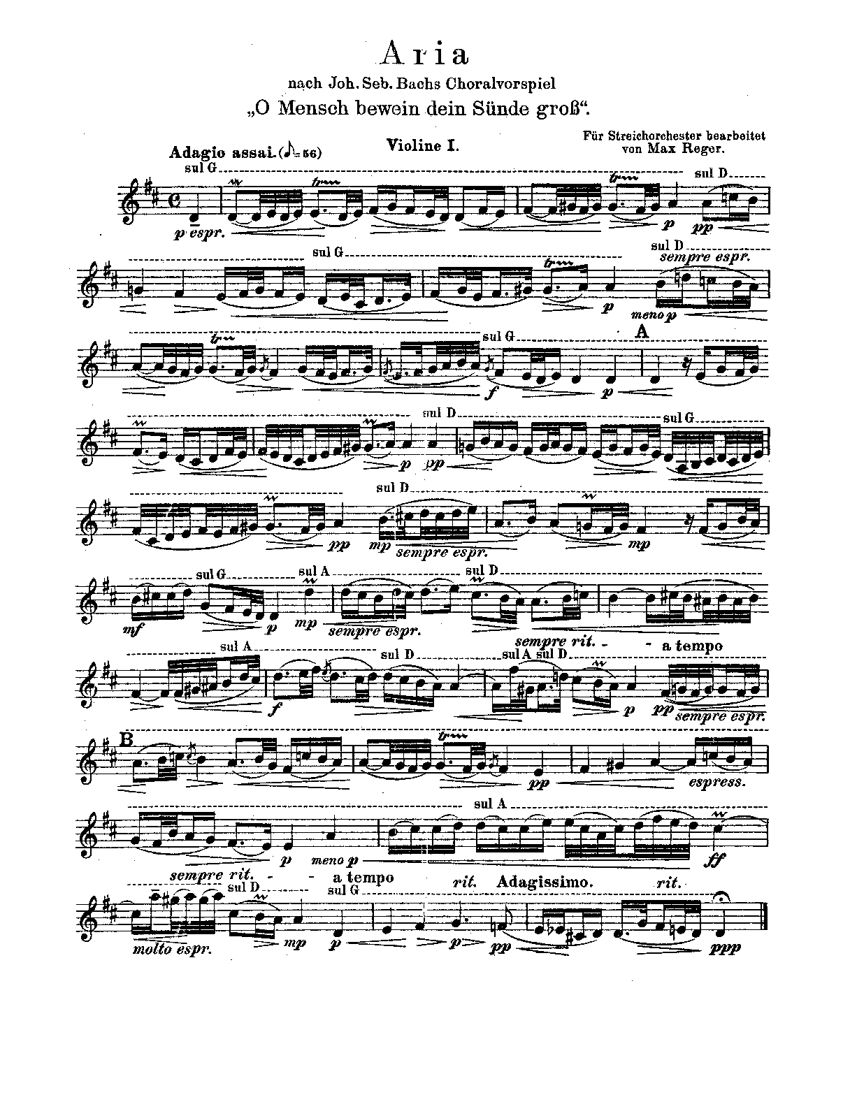 File:PMLP907821-Bach-Reger O Mensch, bewein dein Sünde groß, BWV 622 (Arr. Str. Orch.) - Violins I.pdf