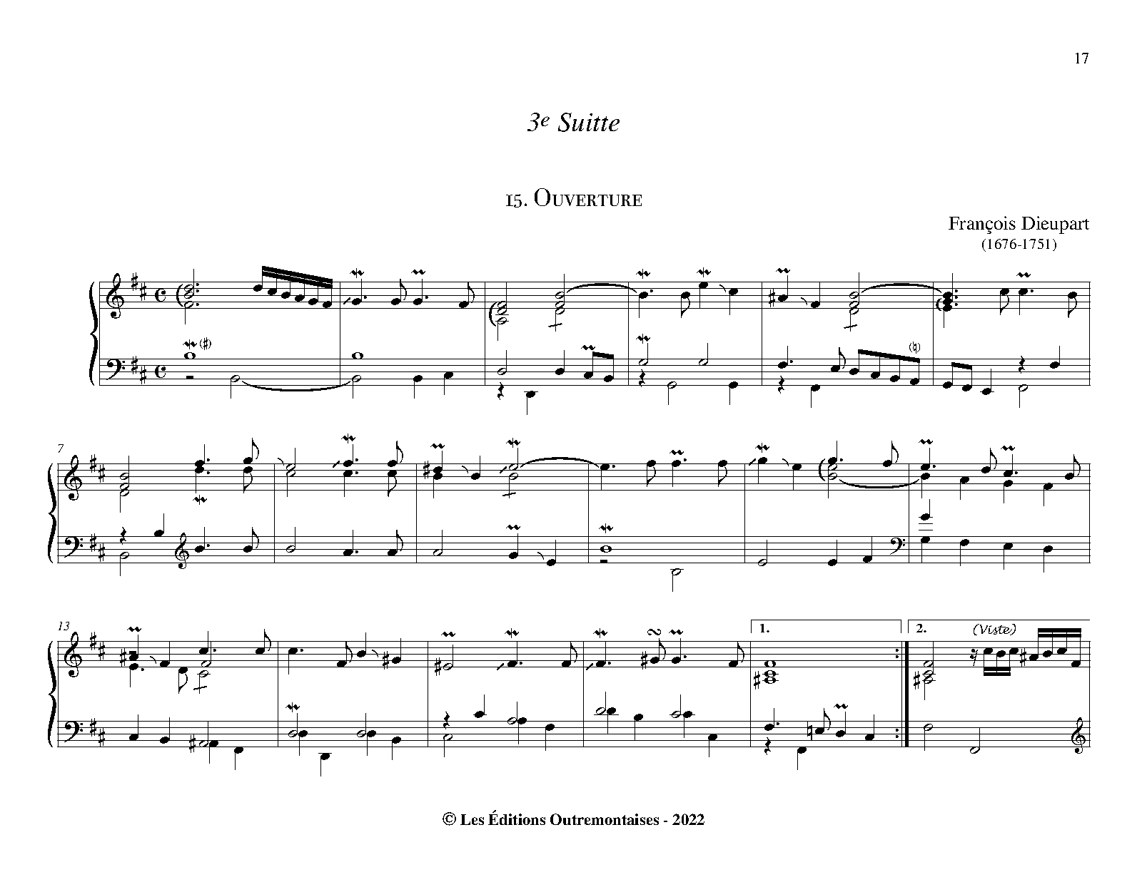 Suite No.3 In B Minor (Dieupart, Charles) - IMSLP