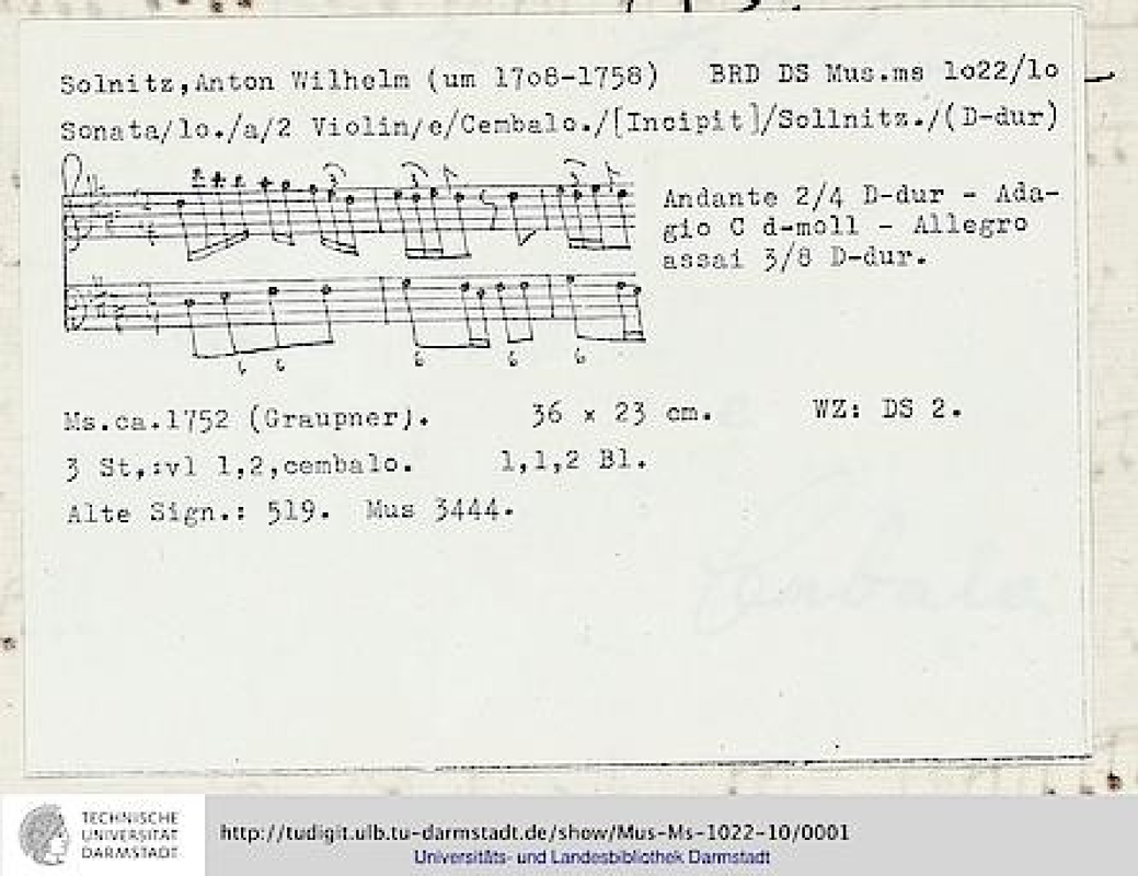 Trio Sonata in D major, ULB Mus Ms 102210 (Solnitz, Anton Wilhelm) IMSLP