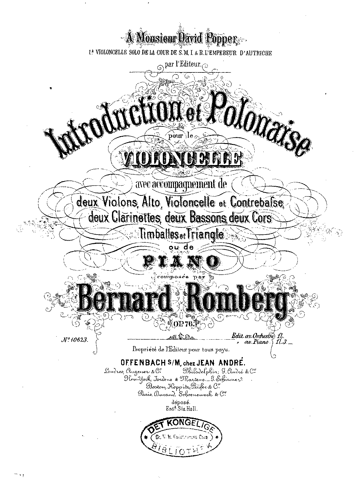 Introduction Et Polonaise, Op.76 (Romberg, Bernhard) - IMSLP