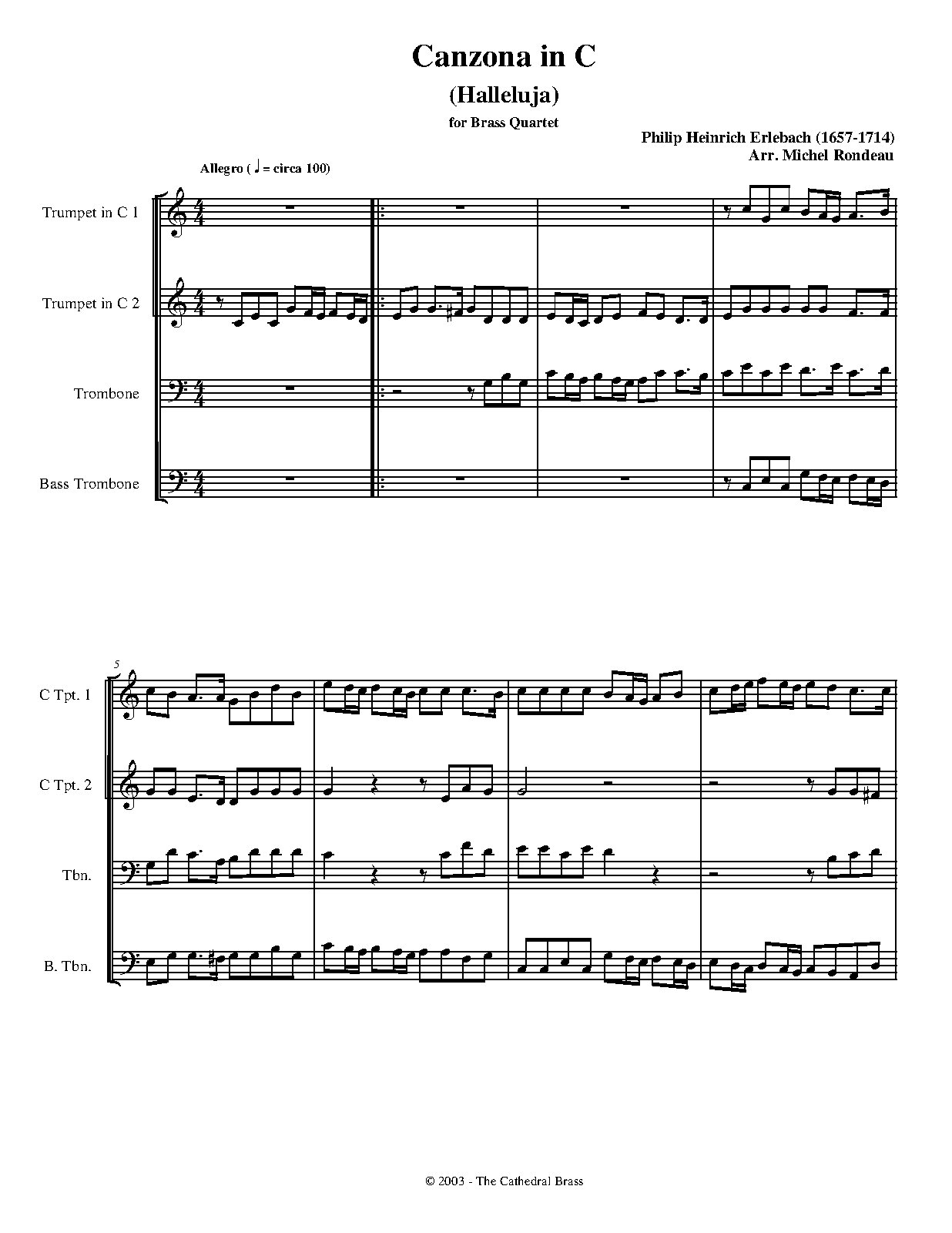 Halleluja (Erlebach, Philipp Heinrich) IMSLP