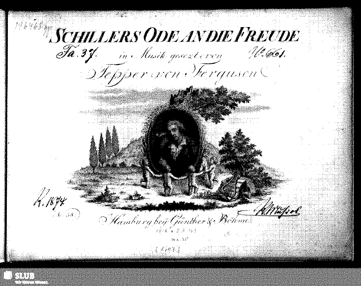 Ode An Die Freude (Ferguson, Ludwig Wilhelm Tepper Von) - IMSLP