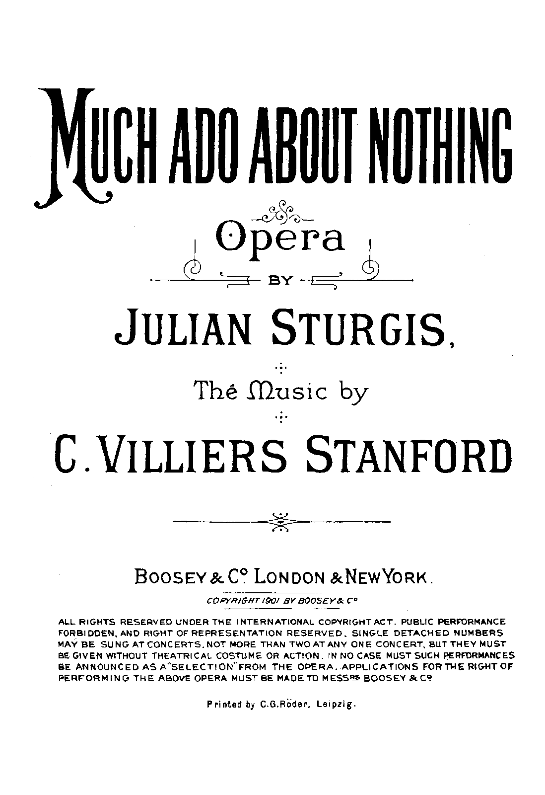 Much Ado About Nothing